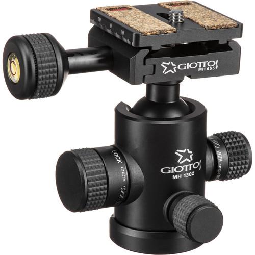 Giottos MH-1302 Pro Series II Medium Ballhead with MH-655 Quick Release