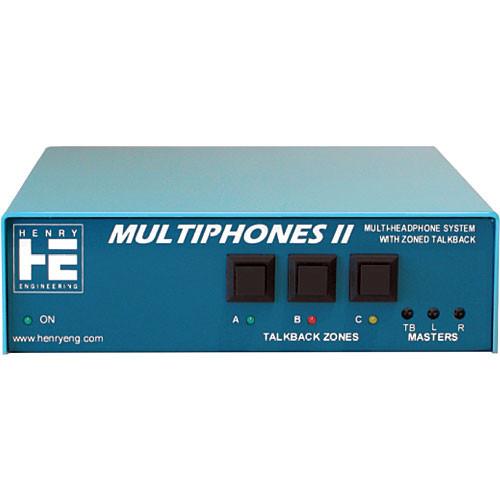 Henry Engineering MultiPhones II - Multi-User Distributed Headphones System Master Unit