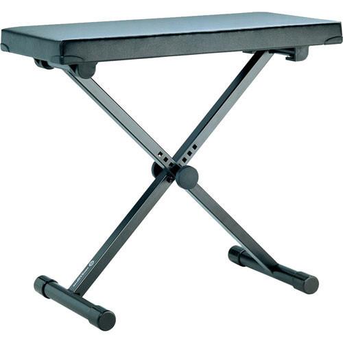 K&M 14075 Keyboard Bench with High Quality Imitation Leather Seat