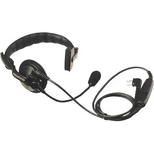 Kenwood KHS-7A Earmuff Headset, Boom Microphone with PTT