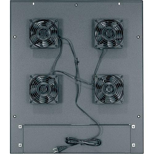 Middle Atlantic MW-4FT-380CFM 380 CFM Integrated Fan Top with 4-1 2" Fans