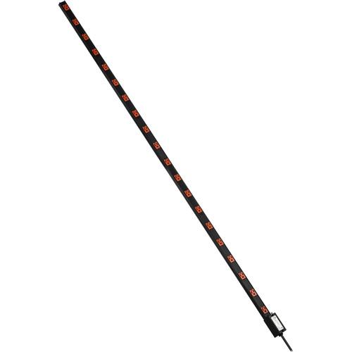 Middle Atlantic PDT-2015C-NS 15-Amp PDT Thin Power Strip with Outlets and NEMA 5-15p Plug