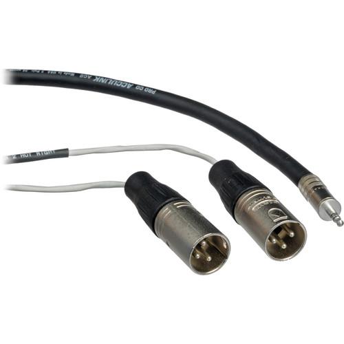 Pro Co Sound Stereo Mini to 2 XLR Male Soundcard Patch Y-Cable - 20