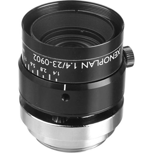 Schneider 21041835 2 3" 23mm f 1.4 C-Mount Xenoplan Compact Lens, Manual Focus, Manual Iris, Ring Lock
