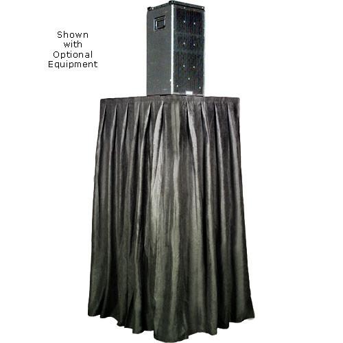 The Screen Works Skirt for the E-Z Fold Equipment Tower - Skirt ONLY - Velaire Black