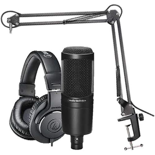 Audio-Technica AT2020 Studio Microphone Pack with