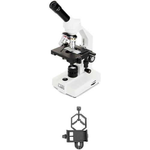 CELESTRON LABS CM2000CF Compound Monocular Microscope Digiscoping Kit