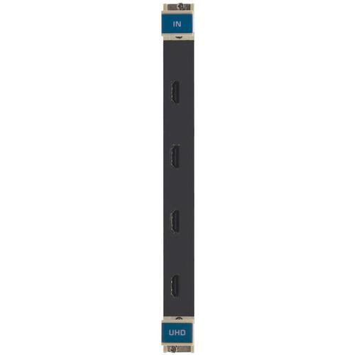Kramer 4-Channel 4K60 4:2:0 HDMI Input Card with Selectable Embedded, De-Embedded or ARC Analog Audio