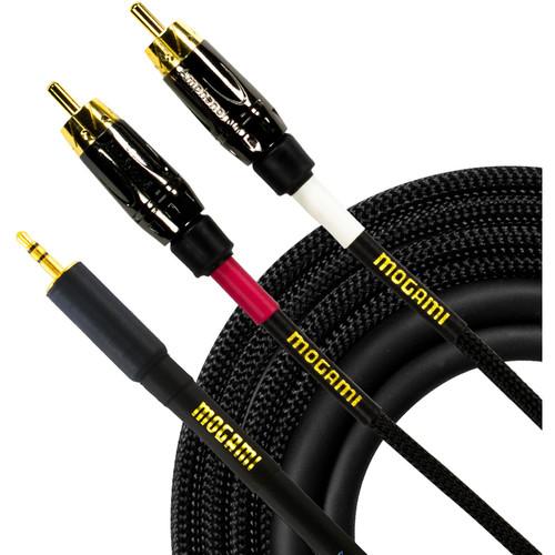 Mogami Gold 3.5mm TRS to Dual RCA Cable