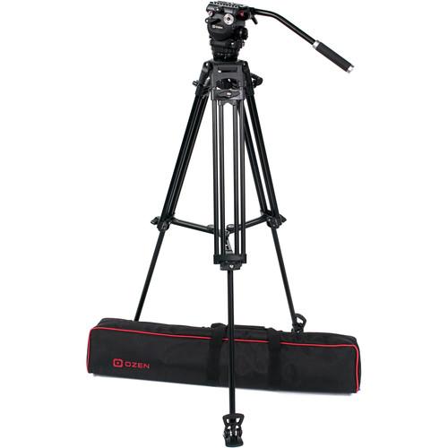 OZEN 75AL2 75mm Aluminum Tripod & Agile 6S Fluid Head System
