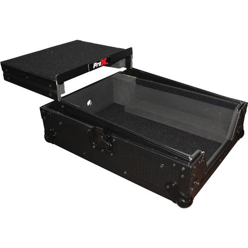 ProX XS-DJMS9LTBL Flight Case with Sliding Laptop Shelf for Pioneer DJM-S9 Mixer