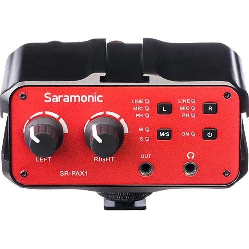 Saramonic SR-PAX1 Two-Channel Audio Mixer, Preamp,
