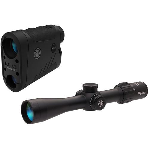 SIG SAUER KILO1800BDX 6x22 Rangefinder & 4.5-14x44 SIERRA3BDX Riflescope Combo Kit