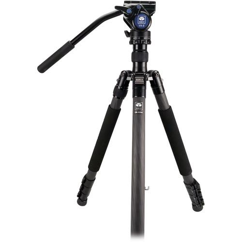 Sirui EN-2204 Carbon Fiber Tripod & VA-5 Ultra-Compact Video Head Bundle