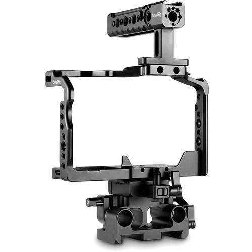 SmallRig 2051 Cage Kit for Panasonic Lumix GH5 GH5S with Handle & Baseplate