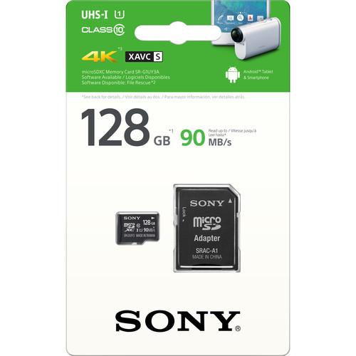 Sony 128GB SR-UY3A Series UHS-I microSDXC Memory Card