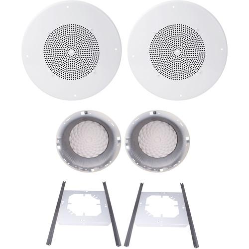 Speco Technologies G86TCG 8" 70 25V Classic Grille In-Ceiling Speaker Kit