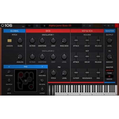 tracktion Retromod 106 - Juno Synthesizer
