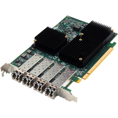 ATTO Technology Celerity FC-324E Quad-Channel 32 Gbps Fibre Channel PCIe 3.0 Host Bus Adapter with SFPs