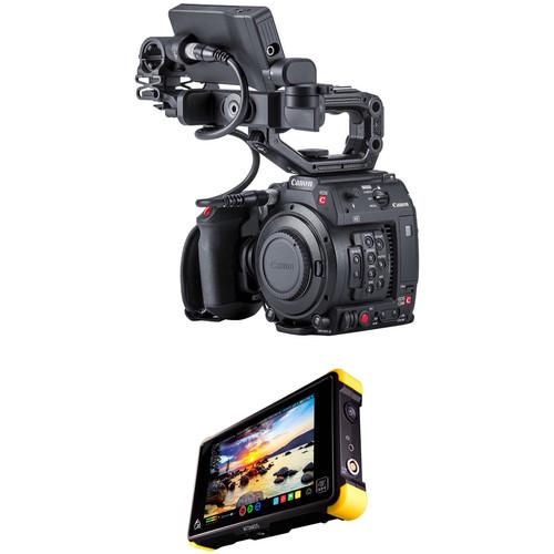 Canon C200 EF with Accessories and Shogun Flame Kit