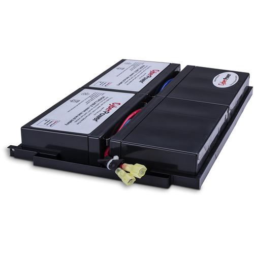 CyberPower Replacement Battery Cartridge for OR1000LCDRM1U, 4 Batteries, 6V 7Ah, Sealed Lead-Acid, 18 Month War
