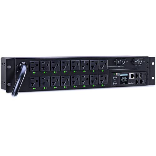CyberPower Switched PDU 30A 120V Nema L5-30P Input 16 Nema 5-20R Output 12