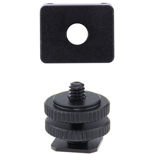 DigitalFoto Solution Limited 1 4"-20 Mount to Shoe Adapter Cold Hot Shoe with Cold Shoe Head