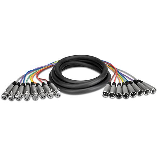 Hosa Technology XLR805 8-Channel Male 3-Pin XLR to Female 3-Pin XLR Snake Cable - 16.5