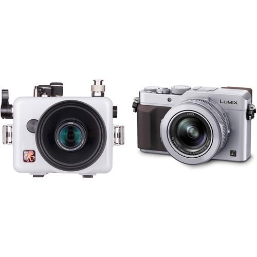 Ikelite Underwater Housing with TTL Circuitry and Panasonic Lumix DMC-LX100 Camera Kit