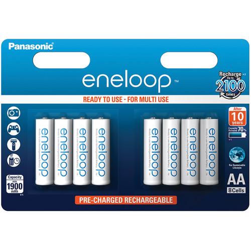 Panasonic Eneloop AA Rechargeable NiMH Batteries