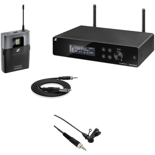 Sennheiser XSW2-CI1 Rackmount Wireless Omni Lavalier Microphone System Kit