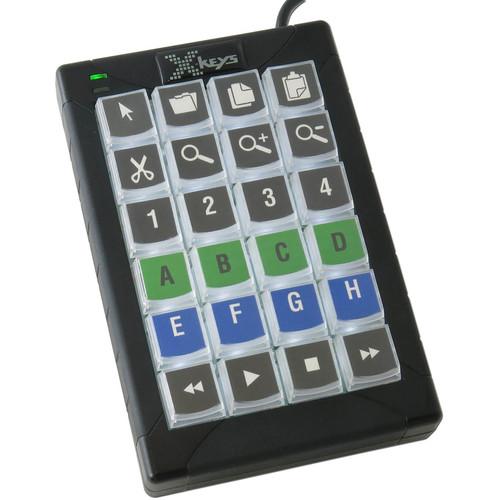X-keys 24 Dedicated Keys With White Backlighting In A Compact Footprint. A Versatile Control Solution For A