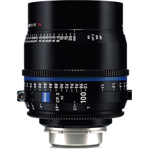 ZEISS CP.3 XD 100mm T2.1 Compact Prime Lens