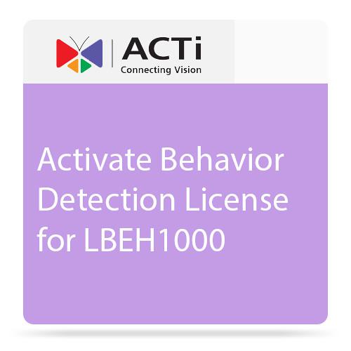 ACTi LBEH1000 License to Activate Behavior Detection