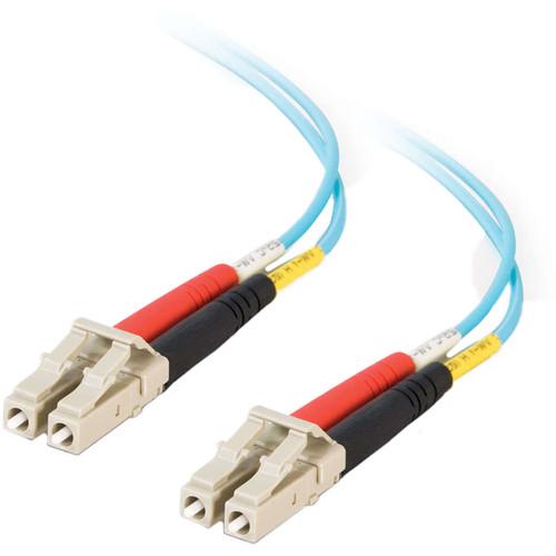 C2G LC Male to SC Male 10GB 50 125 Fiber Optic Cable OM3