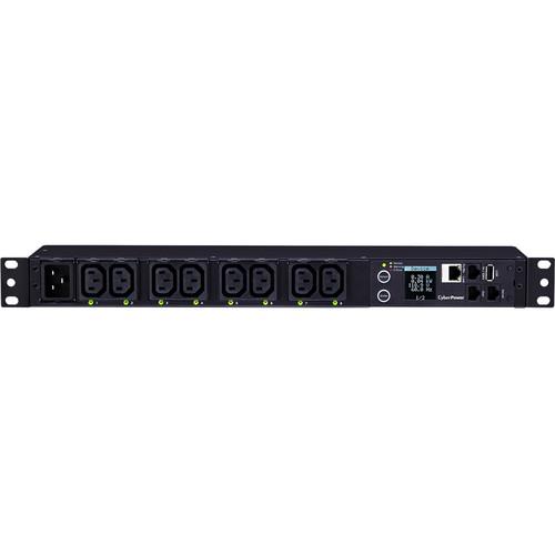 CyberPower Switched-by-Outlet Metered PDU16A 200-240V 50 60Hz 8 IEC-320 C13 Outlets 1U 12
