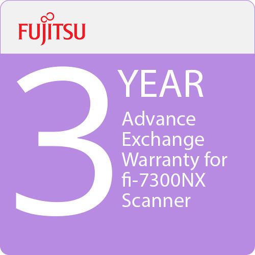 Fujitsu 3-Year Advance Exchange Warranty for fi-7300NX Scanner