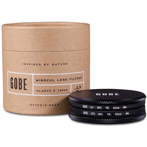 Gobe 46mm The Duet 2Peak UV and Circular Polarizer Filter Kit