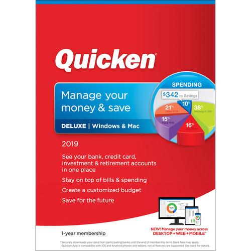 Intuit Quicken Deluxe 2019