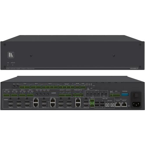 Kramer All-in-One Presentation System with 8x8 4K60 4:2:0 HDMI HDBaseT 2.0 Matrix Switching Controller, PoE