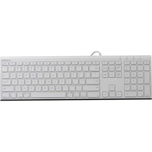 Macally ACEKEY Ultra-Slim, Full-Size USB Keyboard