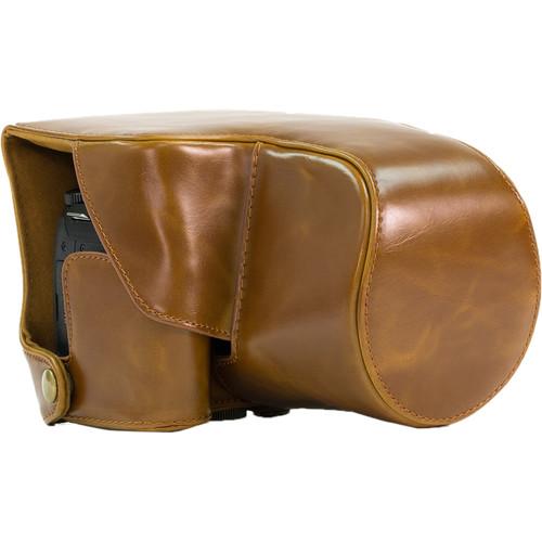 MegaGear Ever Ready PU Leather Camera Case with Strap for Panasonic LUMIX DMC-FZ300