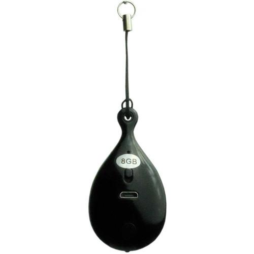 Mini Gadgets Voice-Activated Teardrop Pendant Audio Recorder