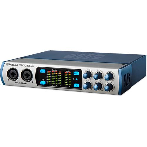 PreSonus Studio 68 - 6x6 192 kHz, USB 2.0 Audio MIDI Interface