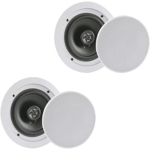 Pyle Pro PDIC1681RD 8" In-Wall In-Ceiling 250W 2-Way Stereo Speakers