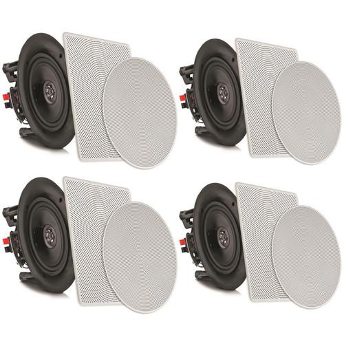 Pyle Pro PDICBT266 6.25" Bluetooth Ceiling Wall Speaker Kit