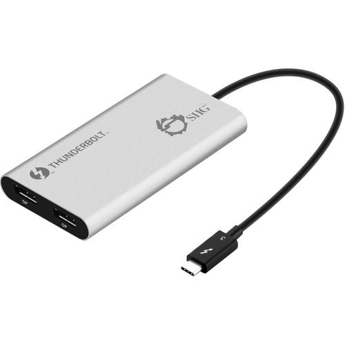 SIIG Thunderbolt V3 to Dual DisplayPort Adapter