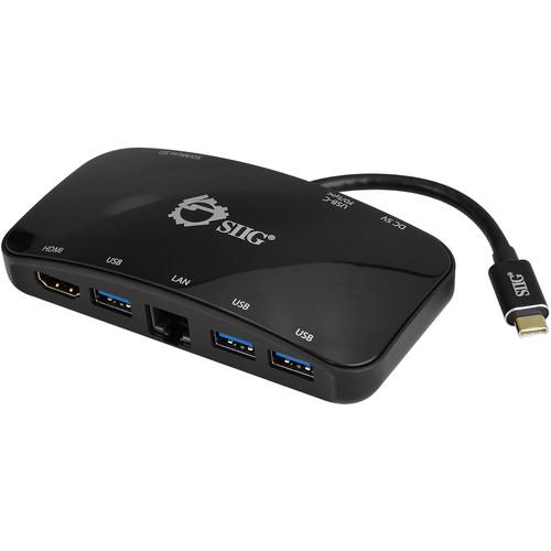 SIIG USB Type-C Multi-Function 4K HDMI Video Mini Dock with PD Charging