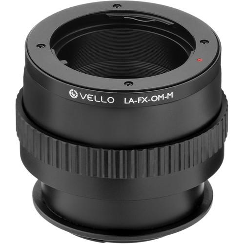 Vello Olympus OM Lens to Fujifilm X-Mount Camera Lens Adapter with Macro