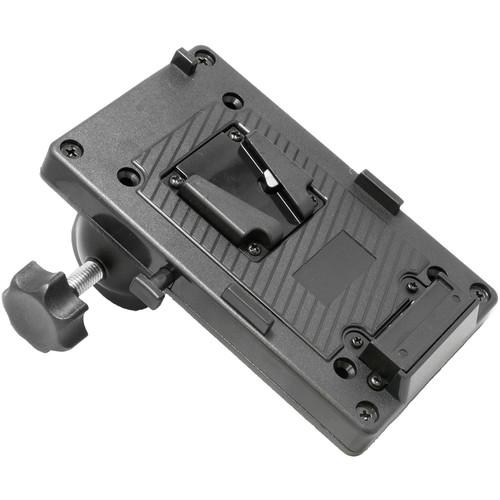 CINEGEARS V-Lock Battery Plate with Universal Clamp for LED Light